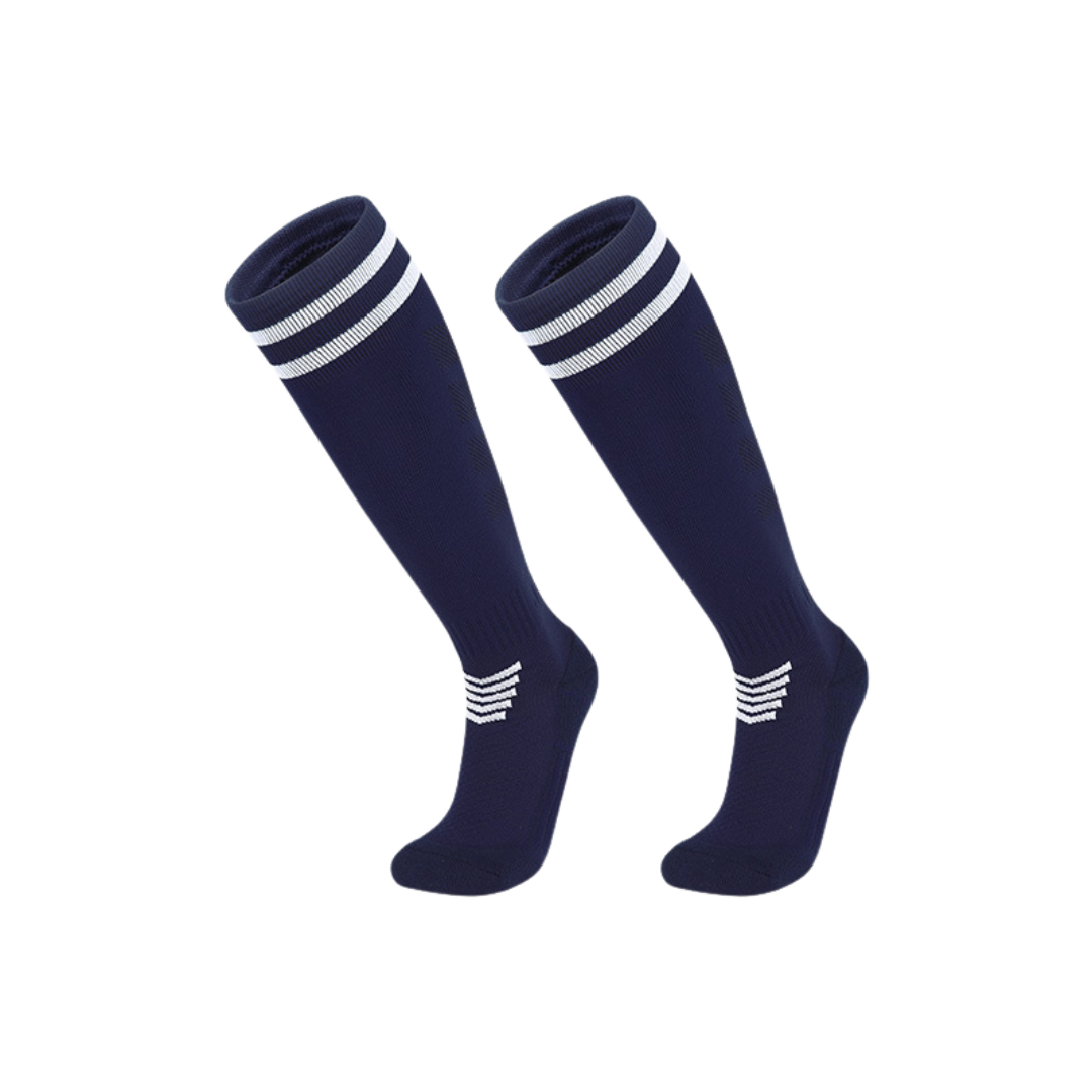 Sports Football Socks, Long Tube, Cushioned, Sweat-Absorbent, Anti-Slip, Durable