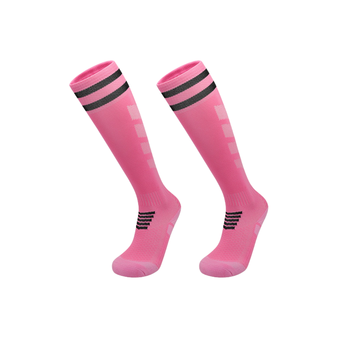 Sports Football Socks, Long Tube, Cushioned, Sweat-Absorbent, Anti-Slip, Durable