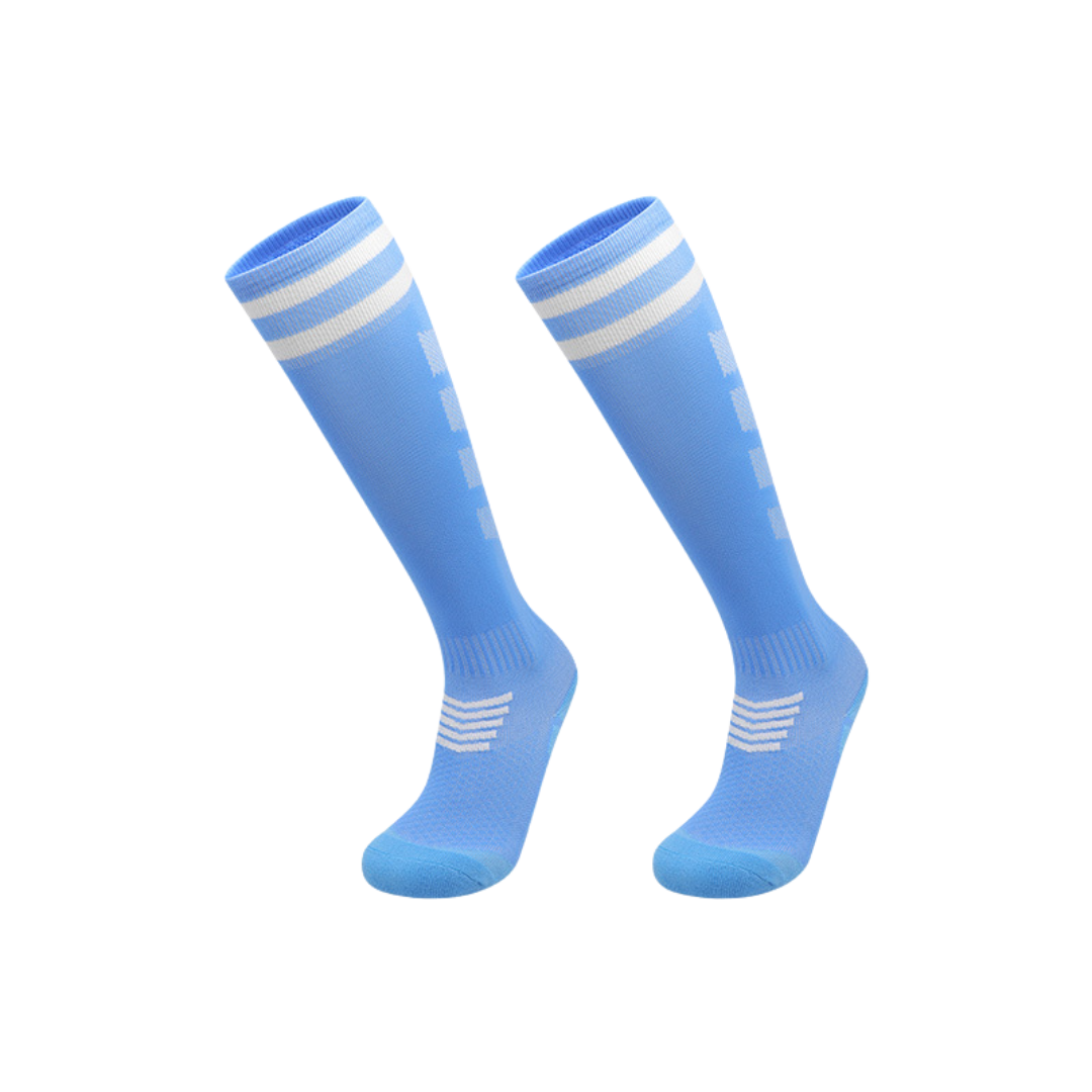 Sports Football Socks, Long Tube, Cushioned, Sweat-Absorbent, Anti-Slip, Durable
