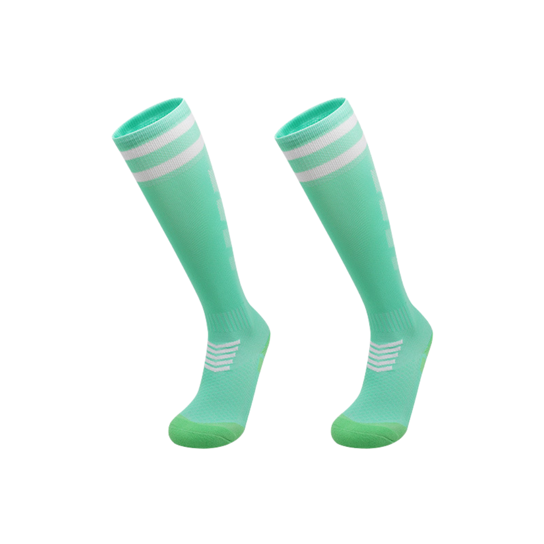 Sports Football Socks, Long Tube, Cushioned, Sweat-Absorbent, Anti-Slip, Durable