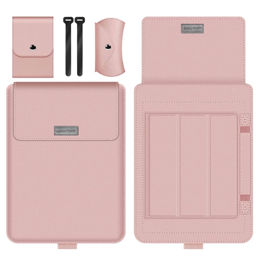 Multi-Size Laptop Sleeve with Built-In Stand