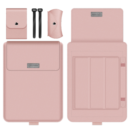 Multi-Size Laptop Sleeve with Built-In Stand