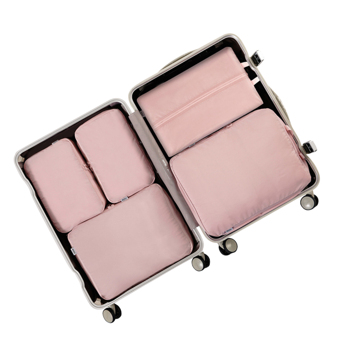 Travel Packing Organizer Bags for Luggage Clothes, Shoes, Underwear, and Compression Storage Pouches