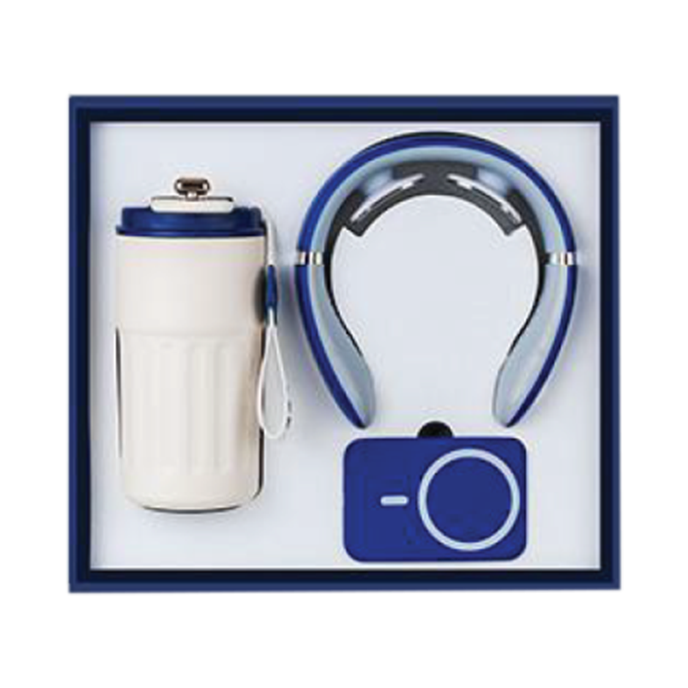 Gift Box 3 in 1 Coffee Flask + Neck Massager + Powerbank