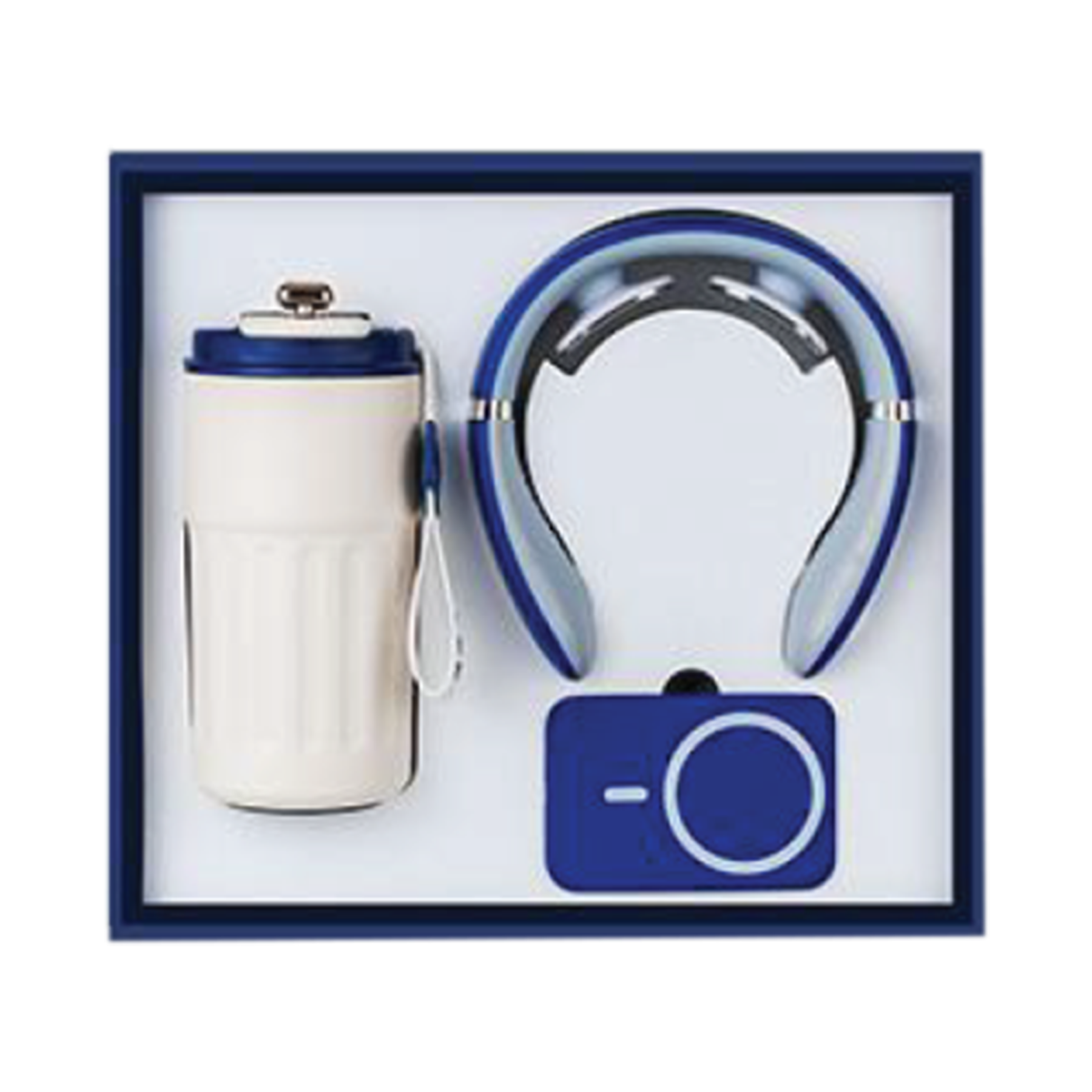 Gift Box 3 in 1 Coffee Flask + Neck Massager + Powerbank