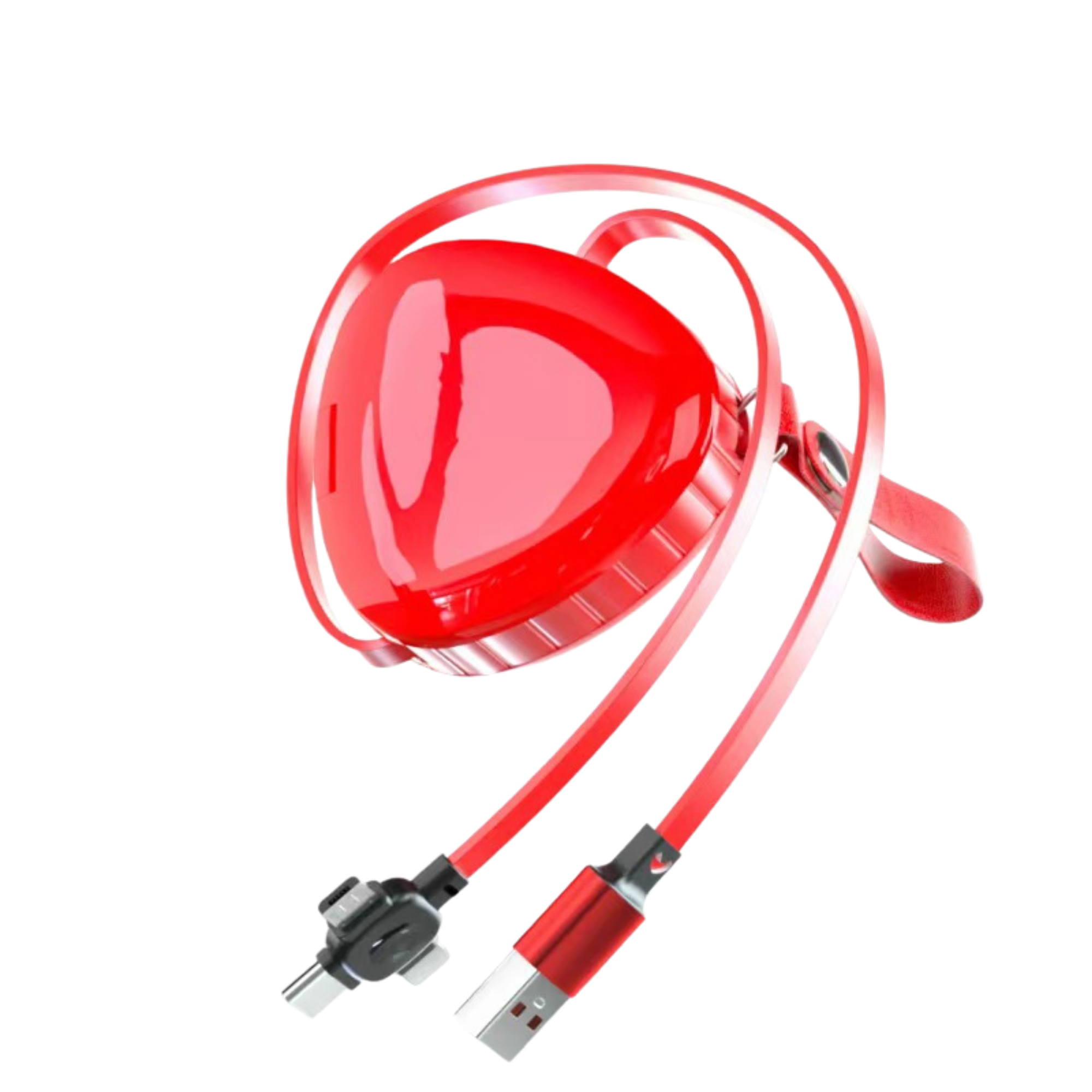 3-in-1 Fast Charging Cable Type-C / iPhone / Micro USB, 6A, Retractable