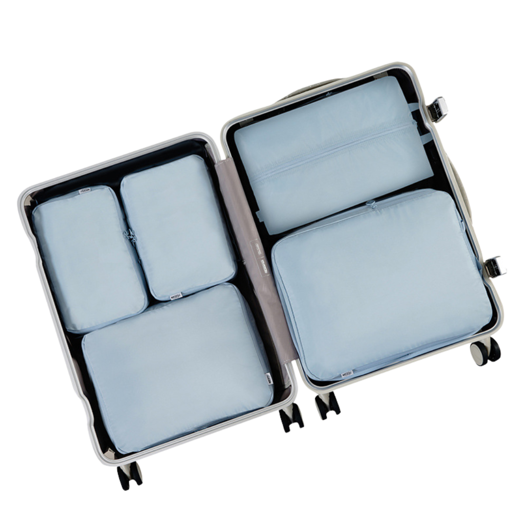 Travel Packing Organizer Bags for Luggage Clothes, Shoes, Underwear, and Compression Storage Pouches