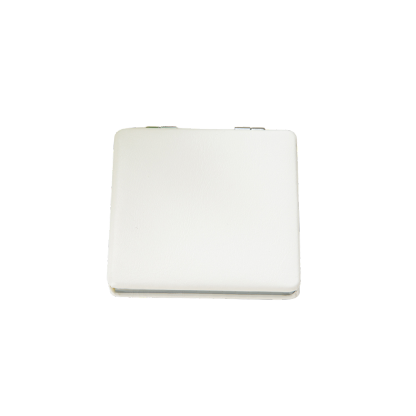 Pocket Folding Mirror Double-Sided Compact PU Makeup Mirror, Portable