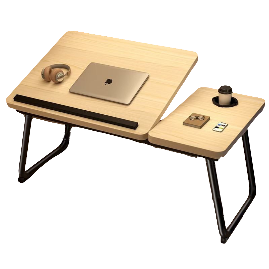 Foldable Adjustable Bed Table – Portable Laptop Desk for Bedroom, Dormitory & Home Study Use
