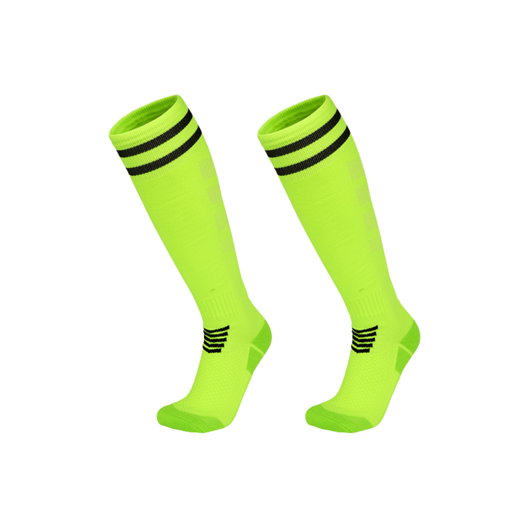 Sports Football Socks, Long Tube, Cushioned, Sweat-Absorbent, Anti-Slip, Durable
