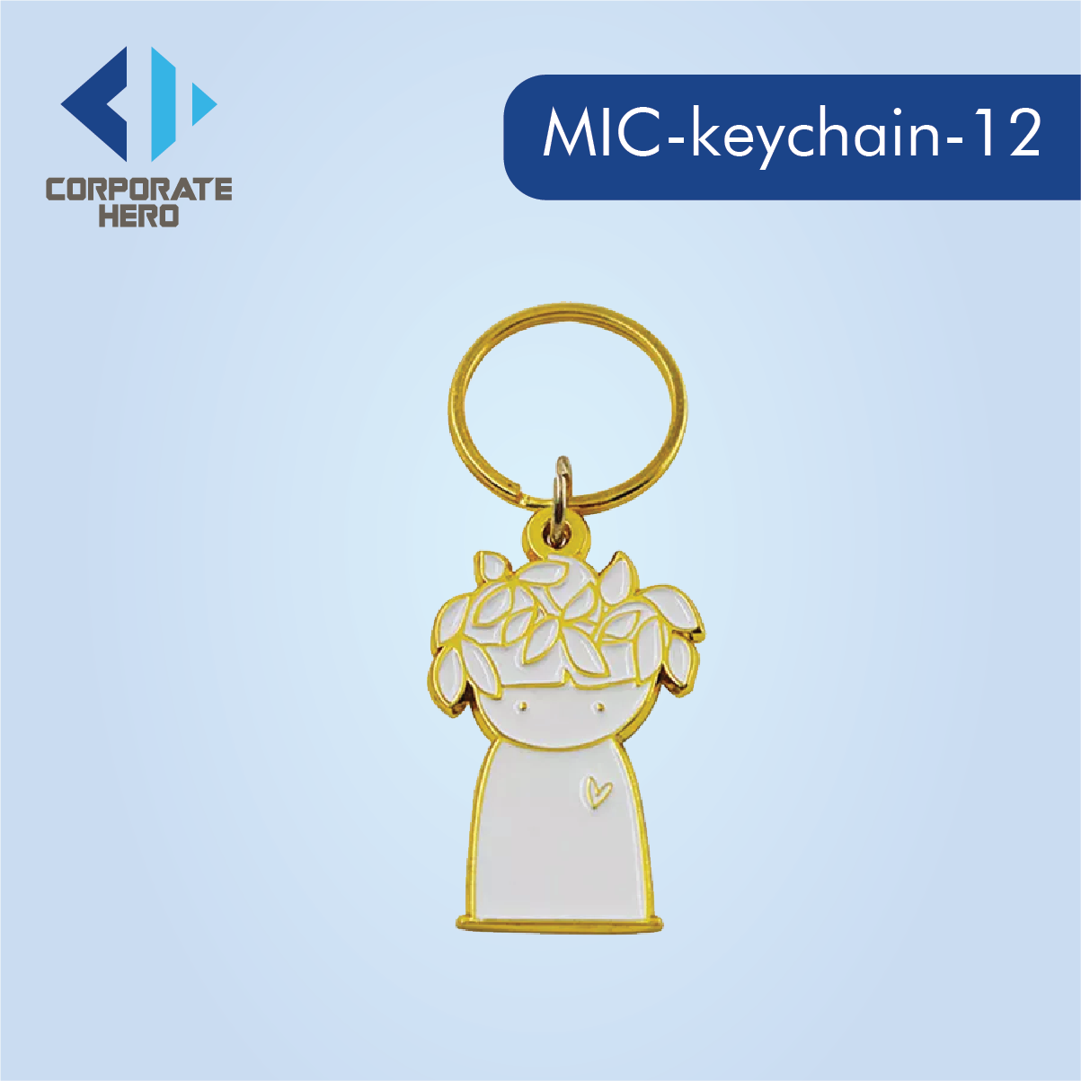 Cute Metal Keychain for Girls Custom Personalized