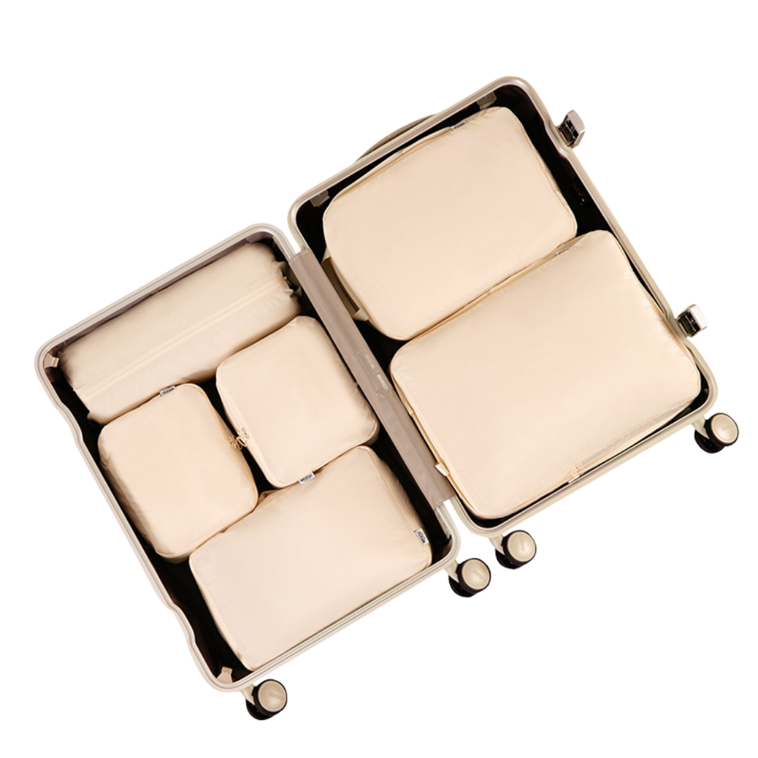 Travel Packing Organizer Bags for Luggage Clothes, Shoes, Underwear, and Compression Storage Pouches