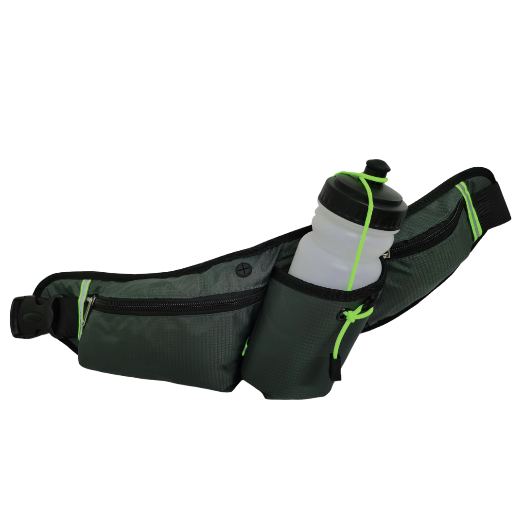 Sports Waist Bag Premium Outdoor Running Belt Bag for Men & Women, Fits Phone & Water Bottle, Large Capacity