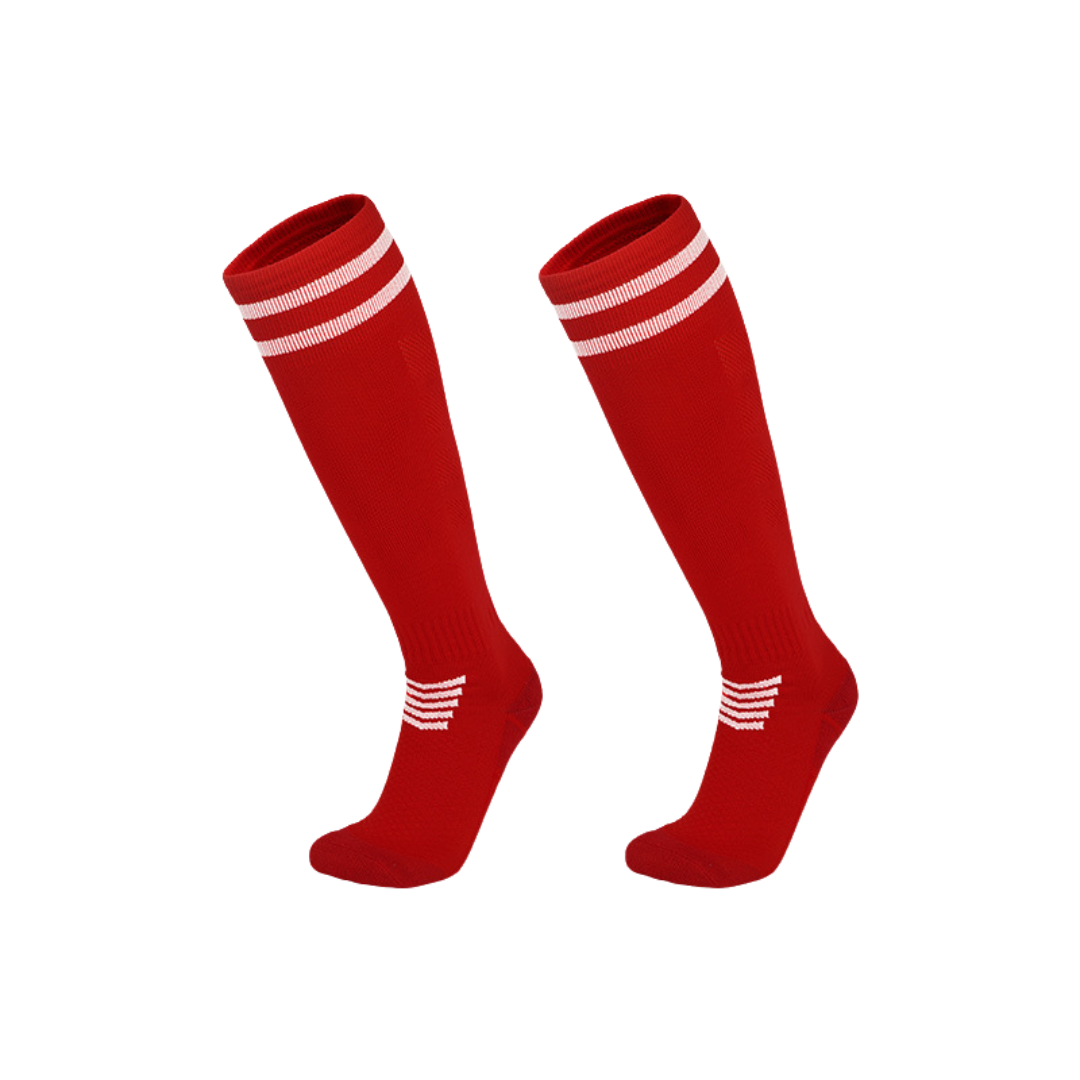 Sports Football Socks, Long Tube, Cushioned, Sweat-Absorbent, Anti-Slip, Durable