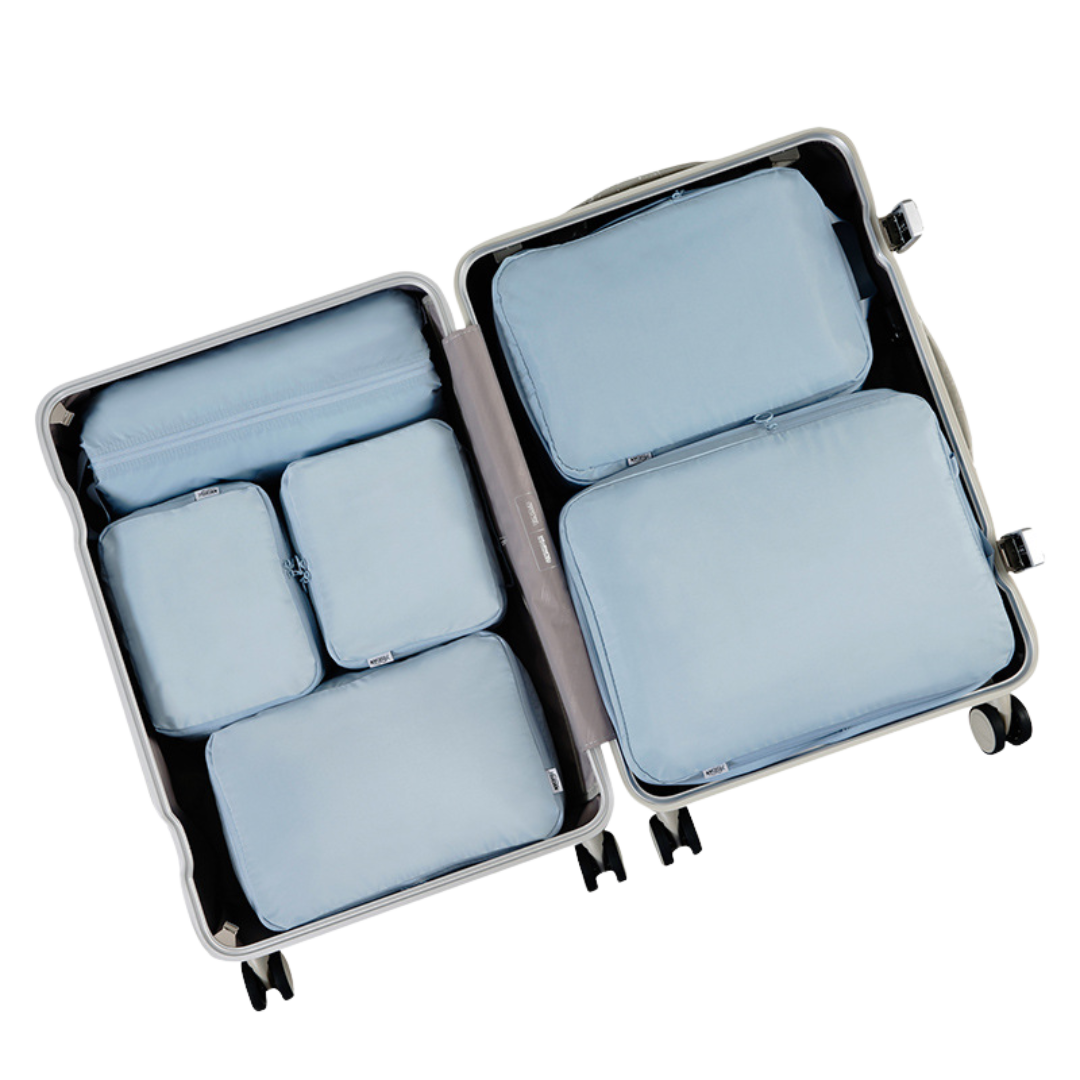 Travel Packing Organizer Bags for Luggage Clothes, Shoes, Underwear, and Compression Storage Pouches