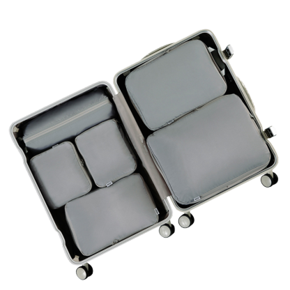 Travel Packing Organizer Bags for Luggage Clothes, Shoes, Underwear, and Compression Storage Pouches