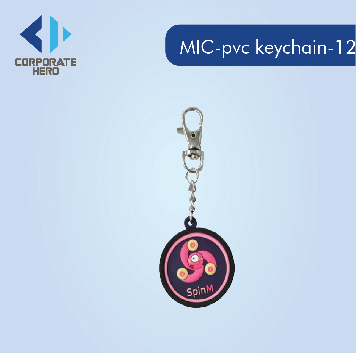 Custom Design Soccer Sports PVC Keychain Custom Personalized