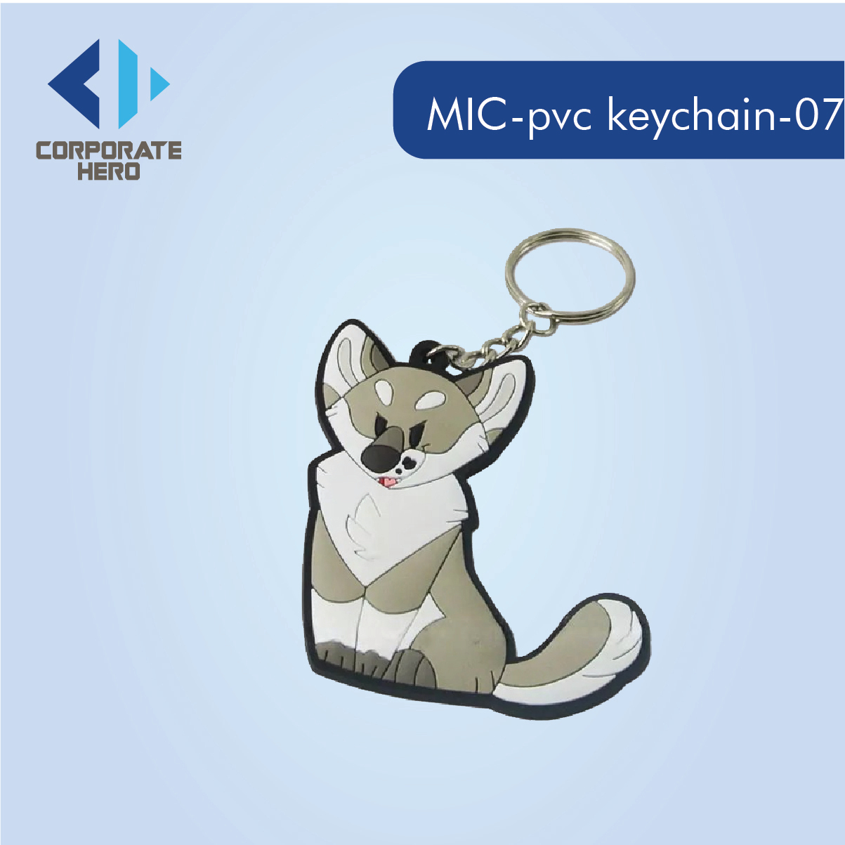 Custom Animal PVC Keychain Custom Personalized