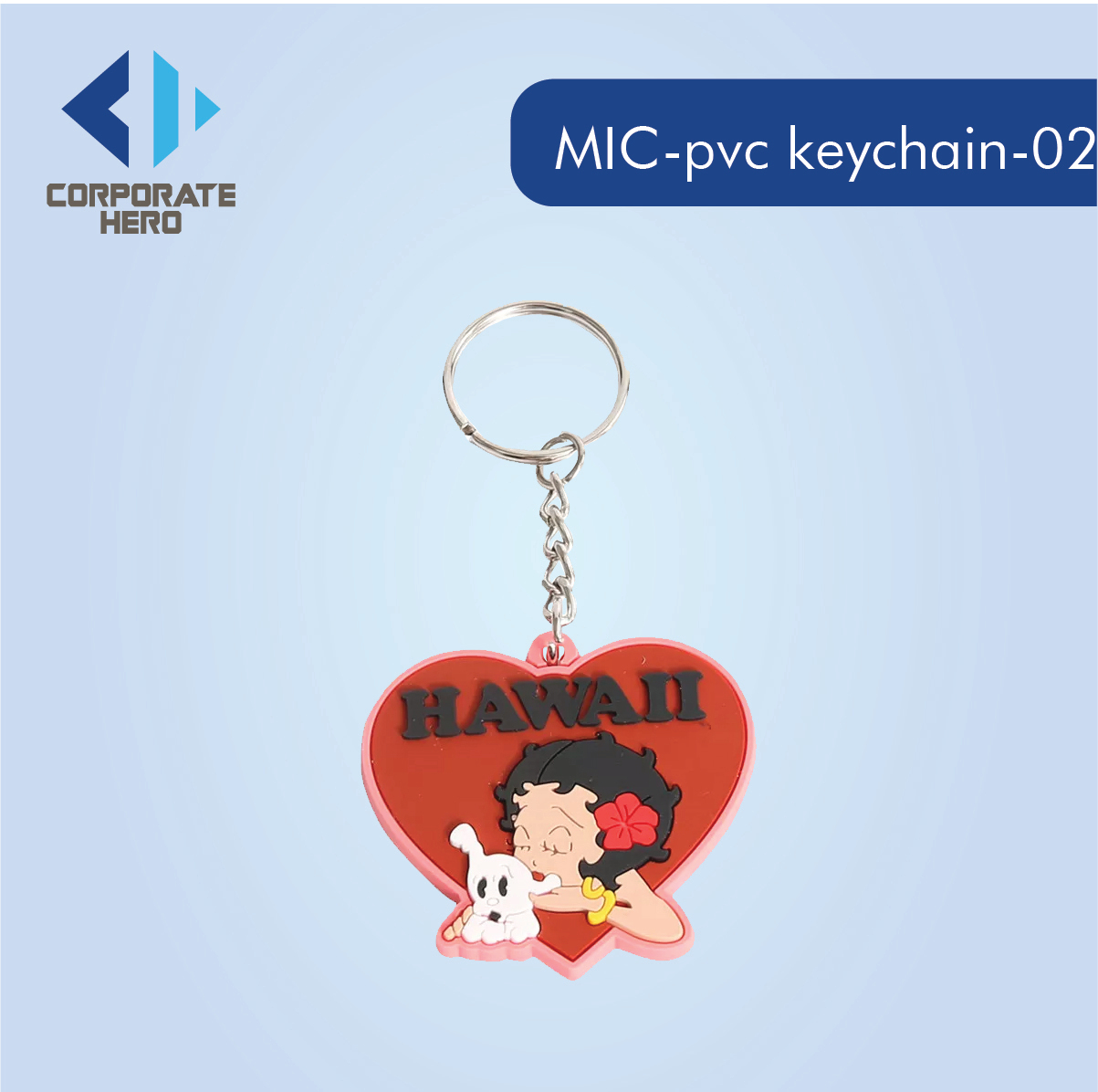 Cartoon Rubber PVC Keychain Custom Personalized