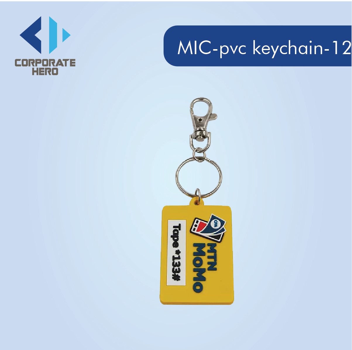 Custom Design Soccer Sports PVC Keychain Custom Personalized