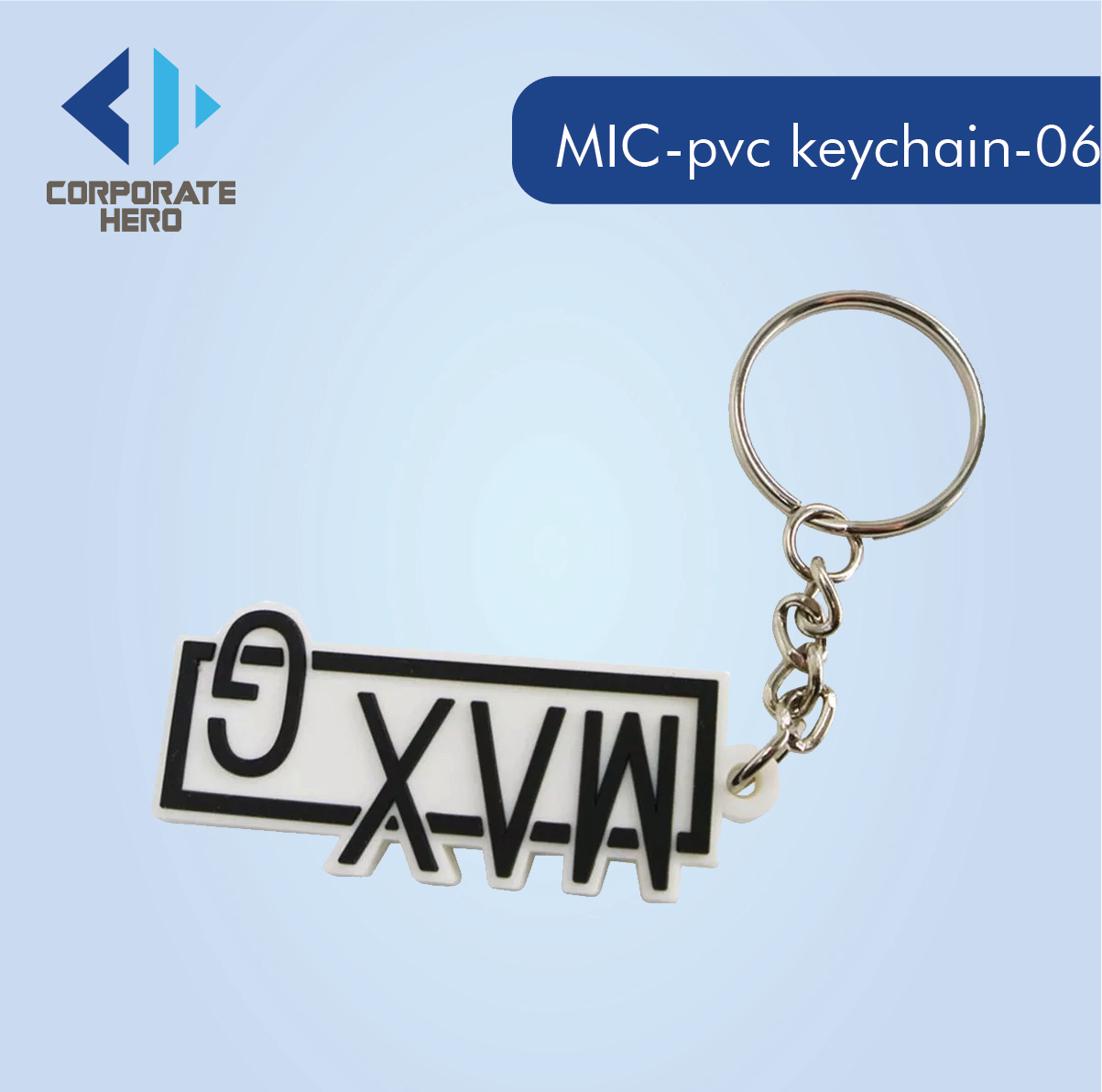 Soft Rubber Silicone Logo PVC Keychains Custom Personalized