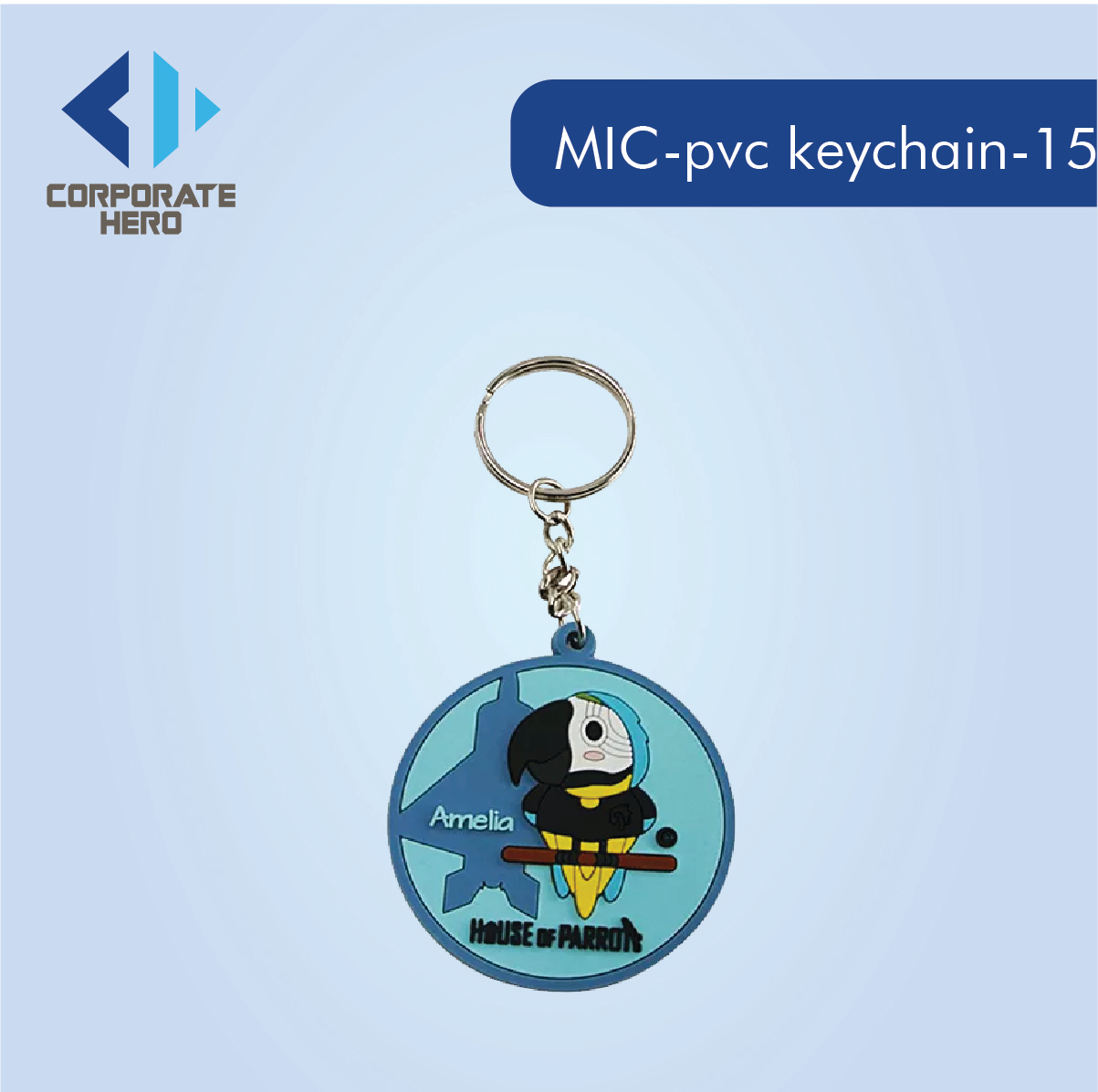 Custom Cartoon Character PVC Keychain Custom Personalized