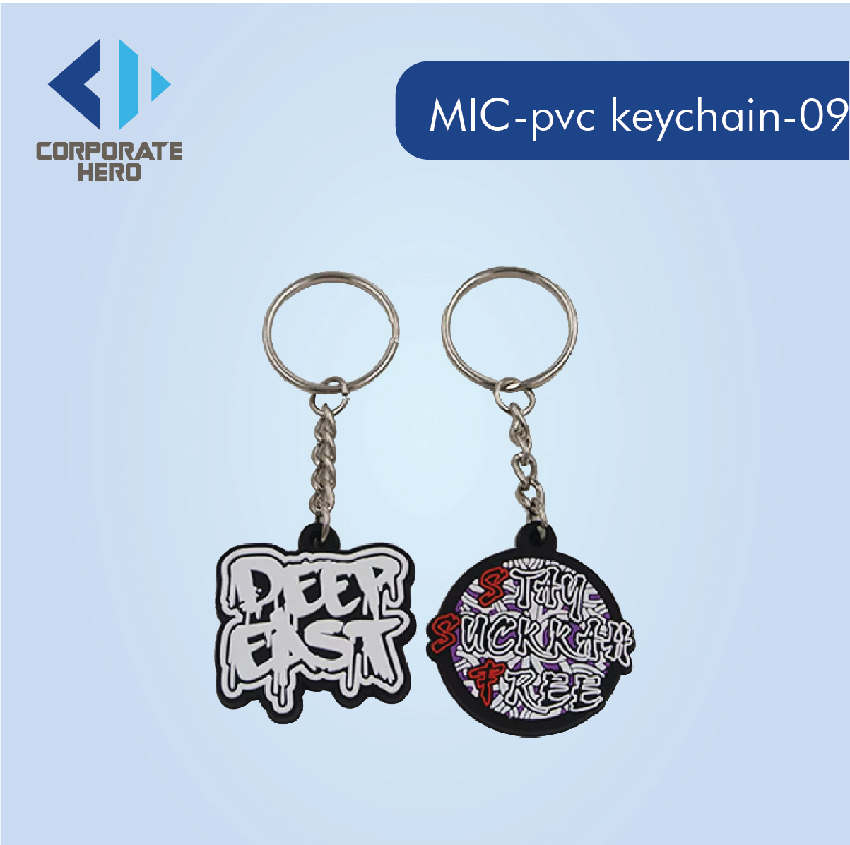 Promotional Personalized Soft PVC keychains Custom Personalized