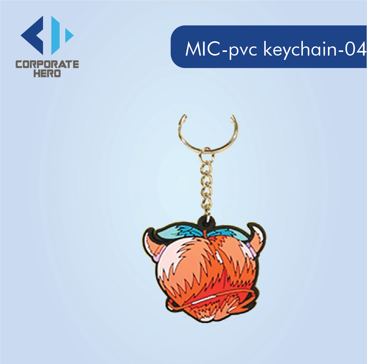 Custom Rubber Silicone PVC Keychain Custom Personalized