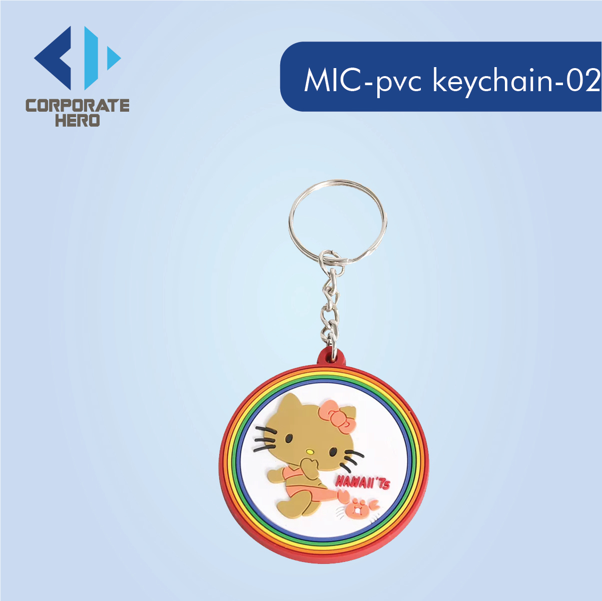 Cartoon Rubber PVC Keychain Custom Personalized