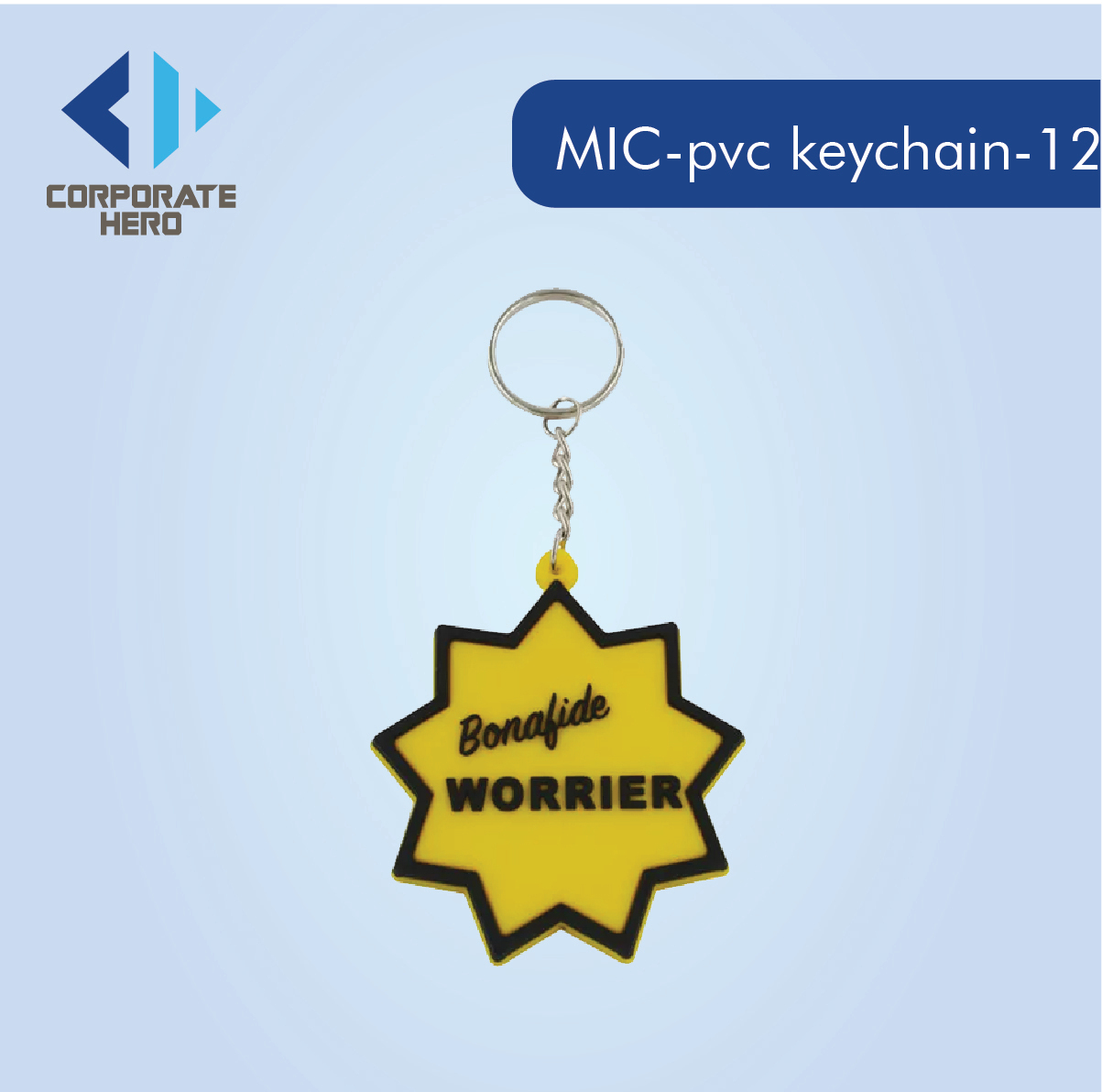 Custom Design Soccer Sports PVC Keychain Custom Personalized