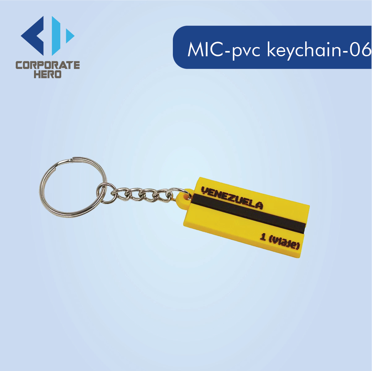 Soft Rubber Silicone Logo PVC Keychains Custom Personalized