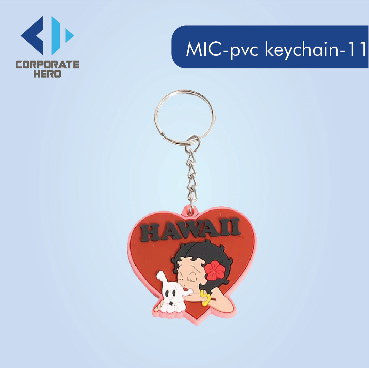 Oem Sublimation 2d PVC Keychain Custom Personalized