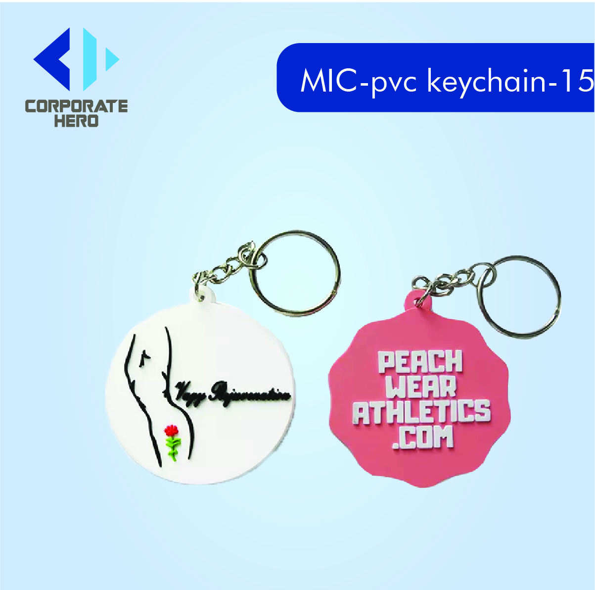 Custom Cartoon Character PVC Keychain Custom Personalized