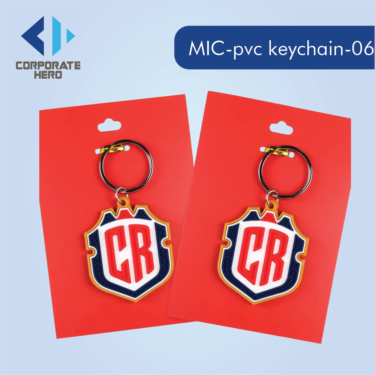 2D/3D Logo PVC Keychain Custom Personalized