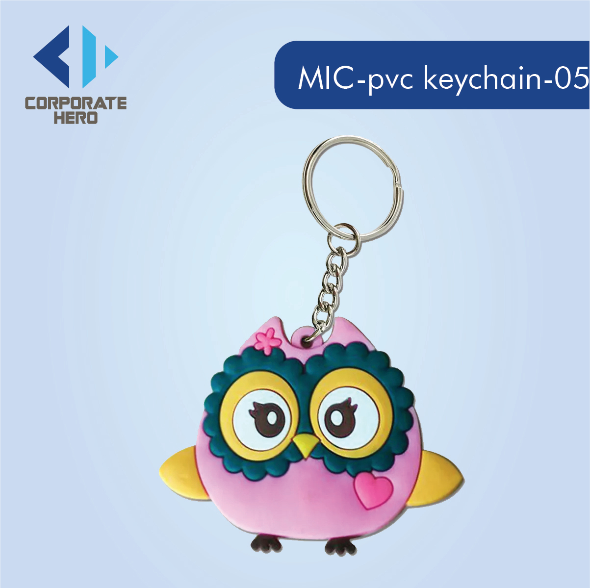 3d Cartoon Soft PVC Keychain