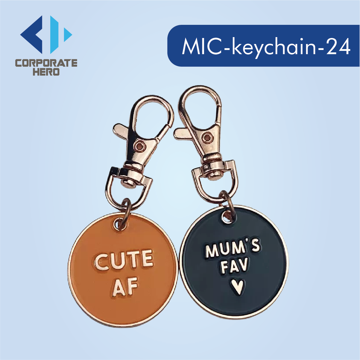 Metal Keychain With Logo Custom Personalized