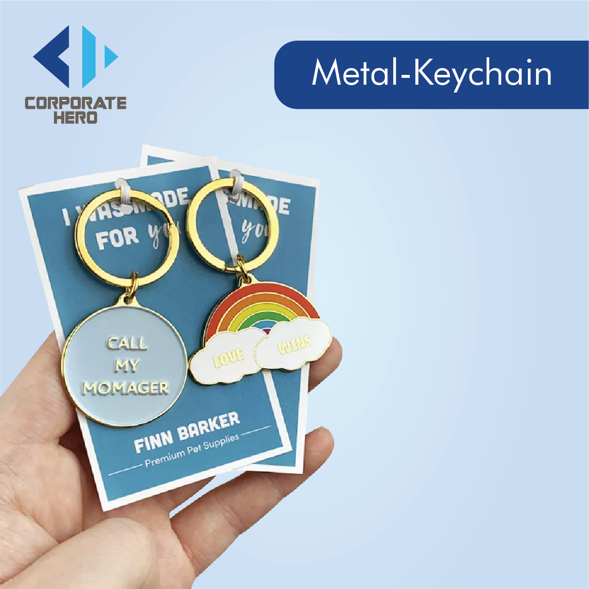 Metal Keychain Custom Personalized