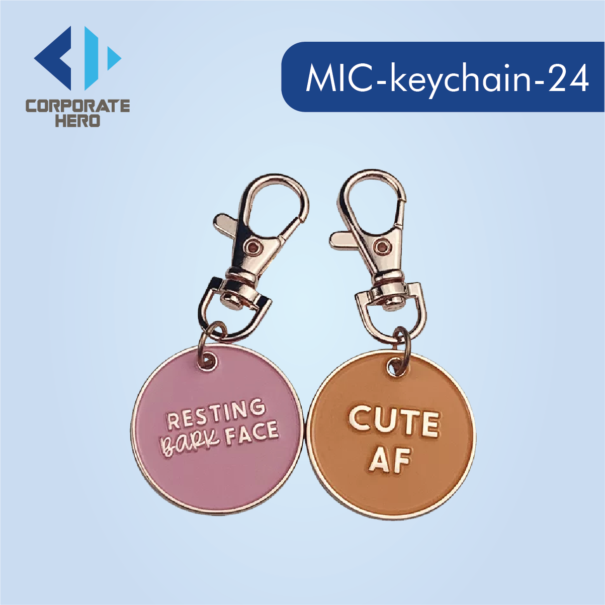 Metal Keychain With Logo Custom Personalized