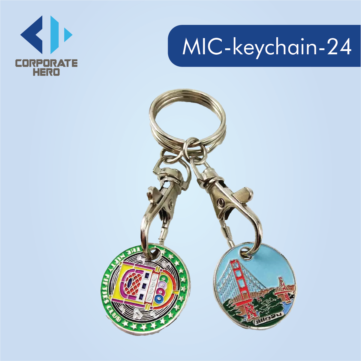 Metal Keychain With Logo Custom Personalized