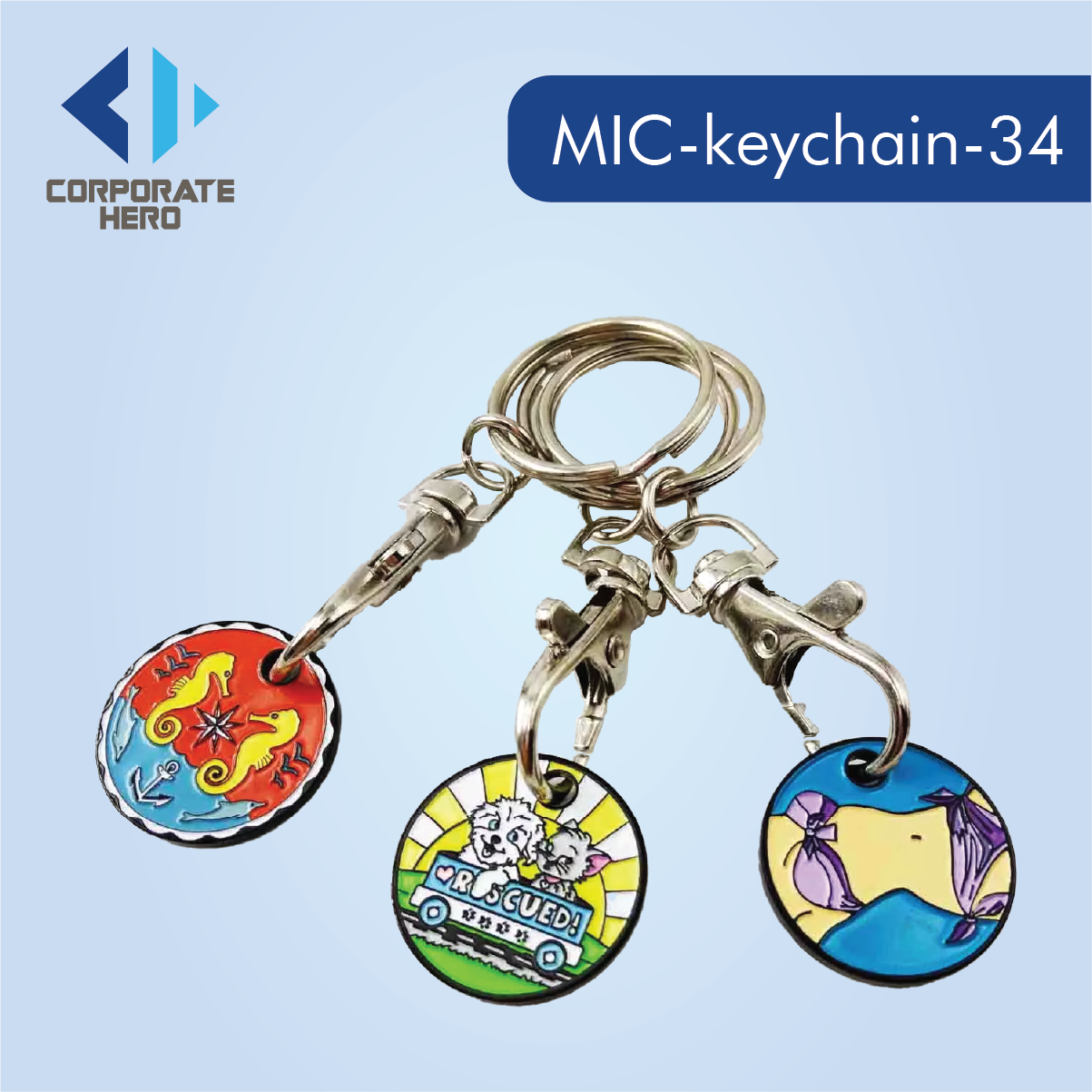 BQ Token Coins Cheap Metal Trolley Coins Keychain of Airport Design Custom Personaized