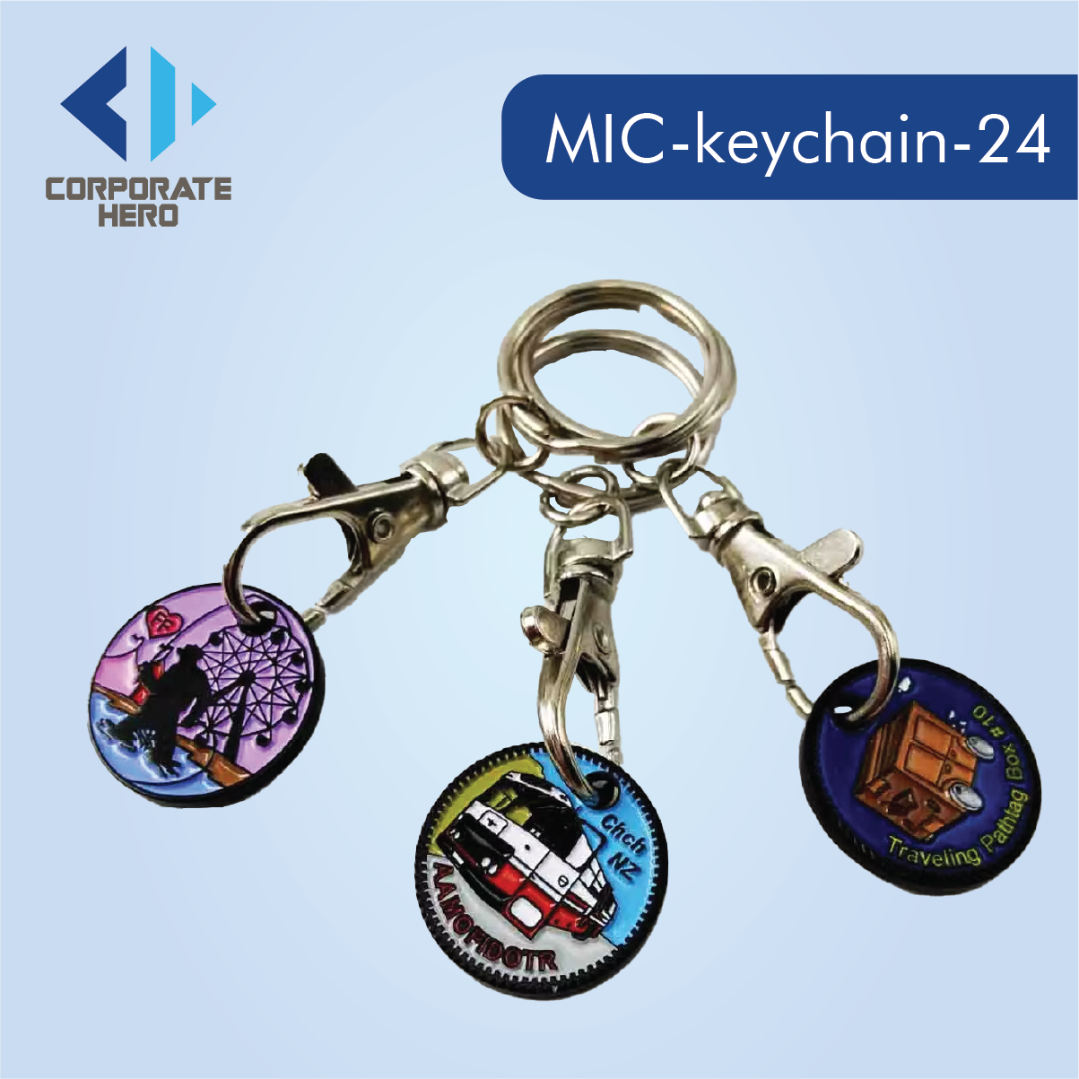 Metal Keychain With Logo Custom Personalized