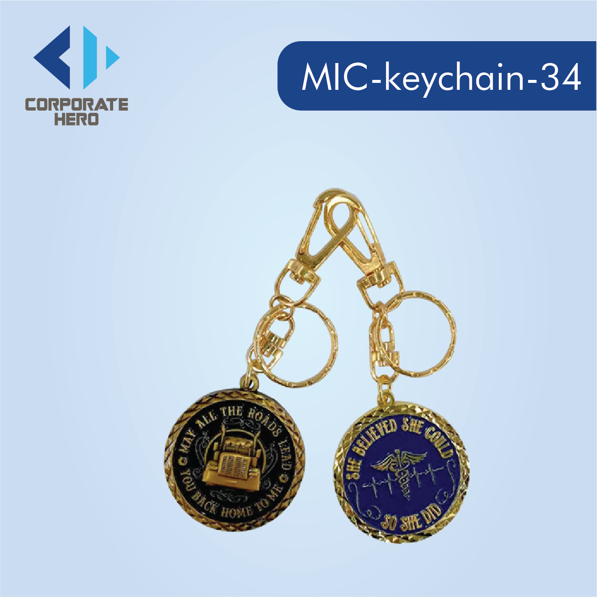 Cheap Custom Metal Trolley Token Keychain Custom Personalized