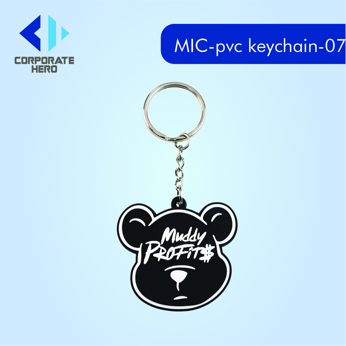 Portable Soft PVC Keychain Custom Personalized