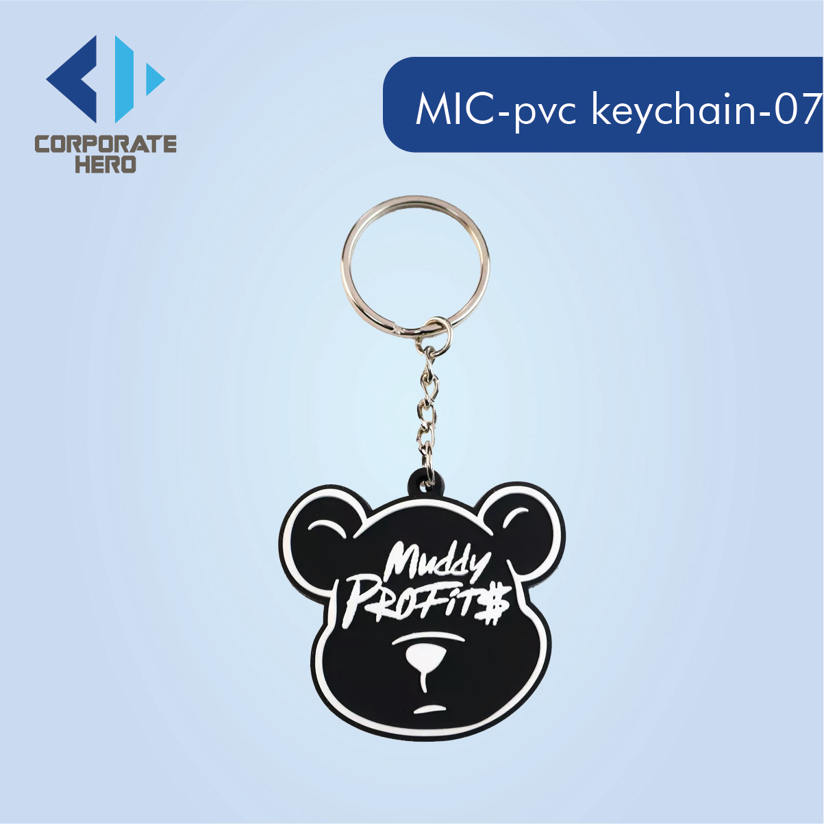 Portable Soft PVC Keychain Custom Personalized