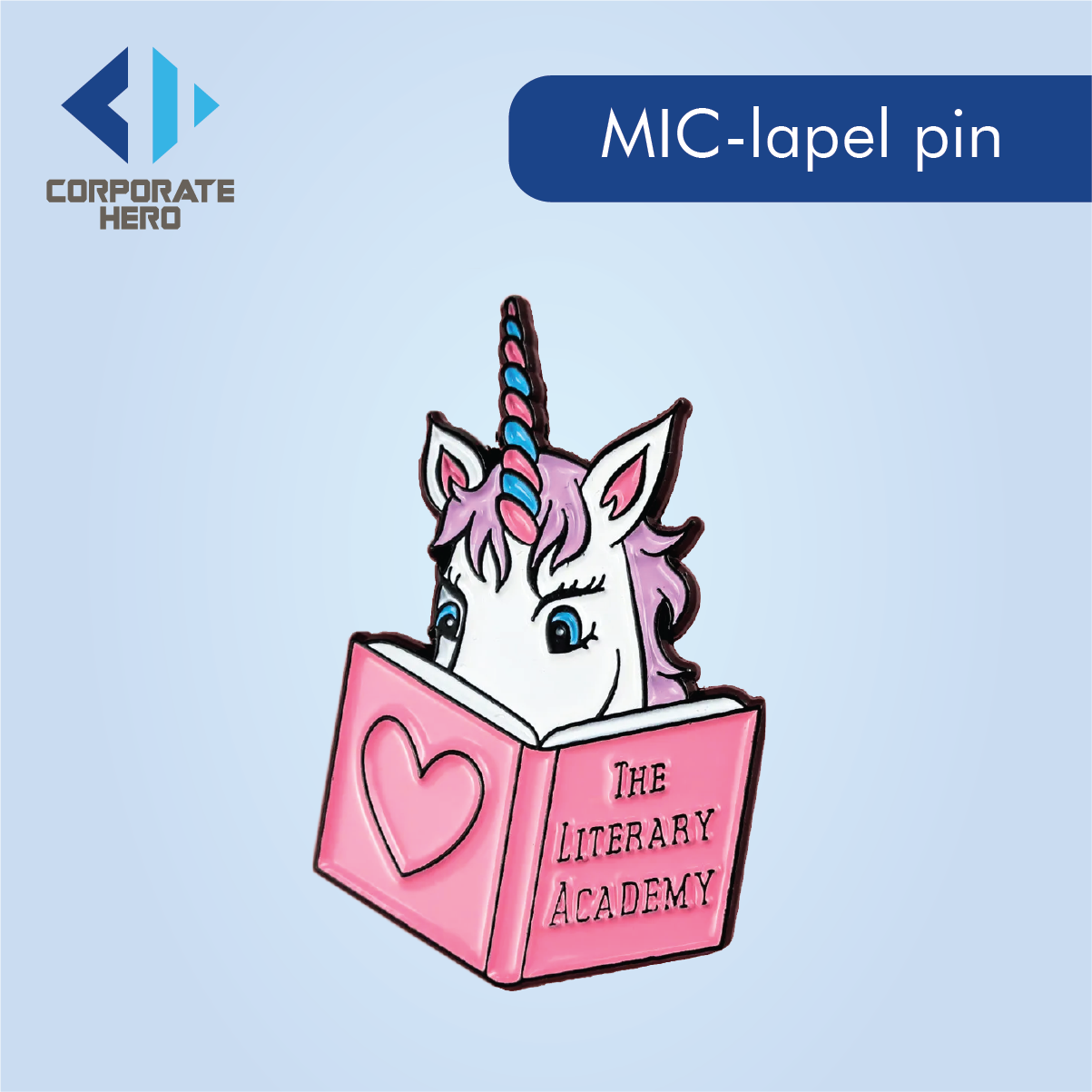 Animal Black Nickel Plated Engraved Lapel Pin Custom Personalized