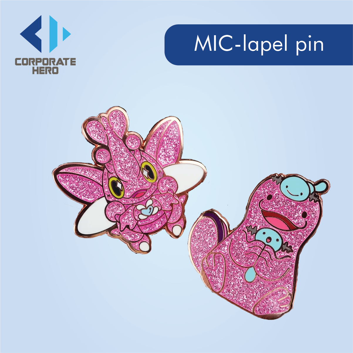 100% Handmade Enamel Painted Lapel Pin 