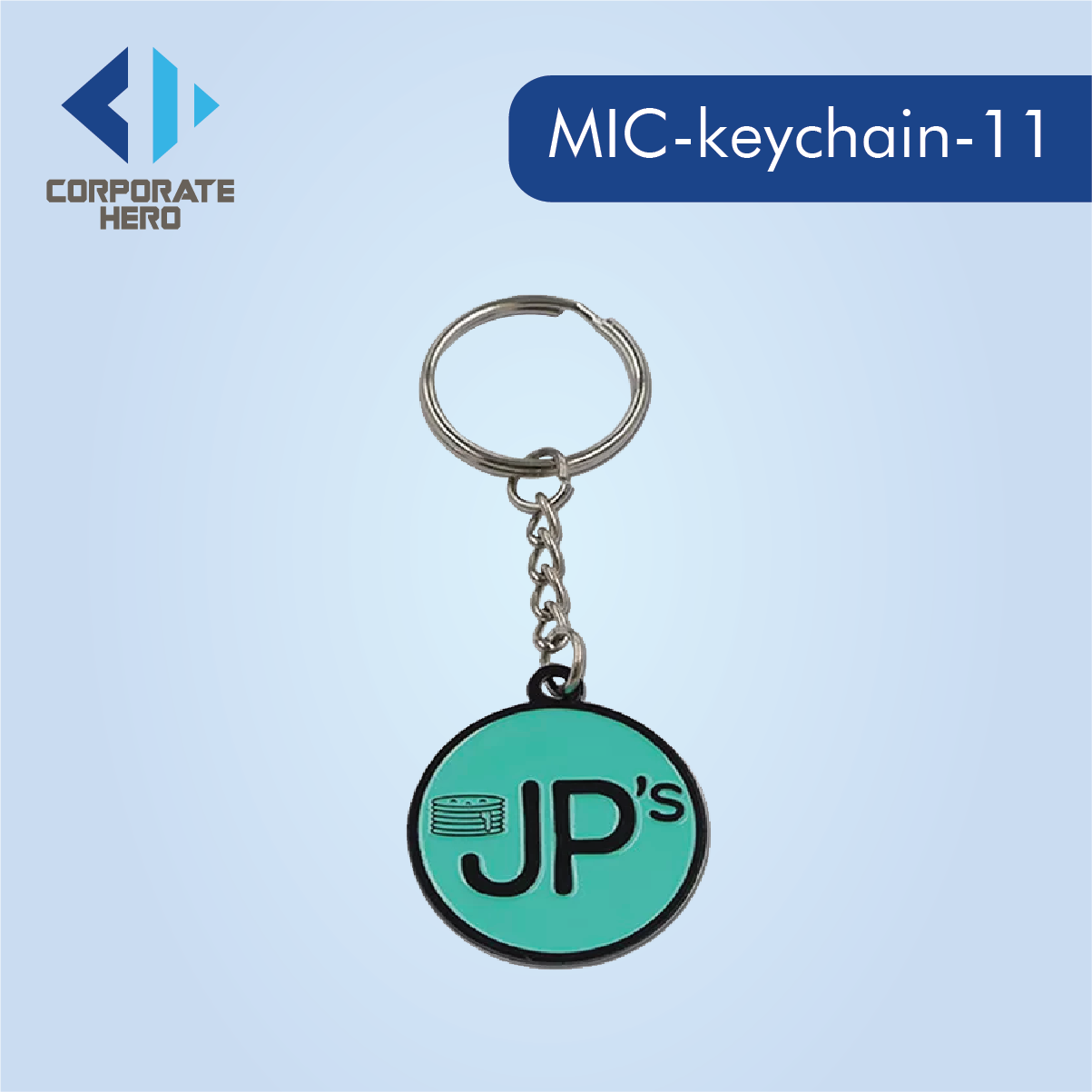 Logo Metal Keychain Custom Personalized