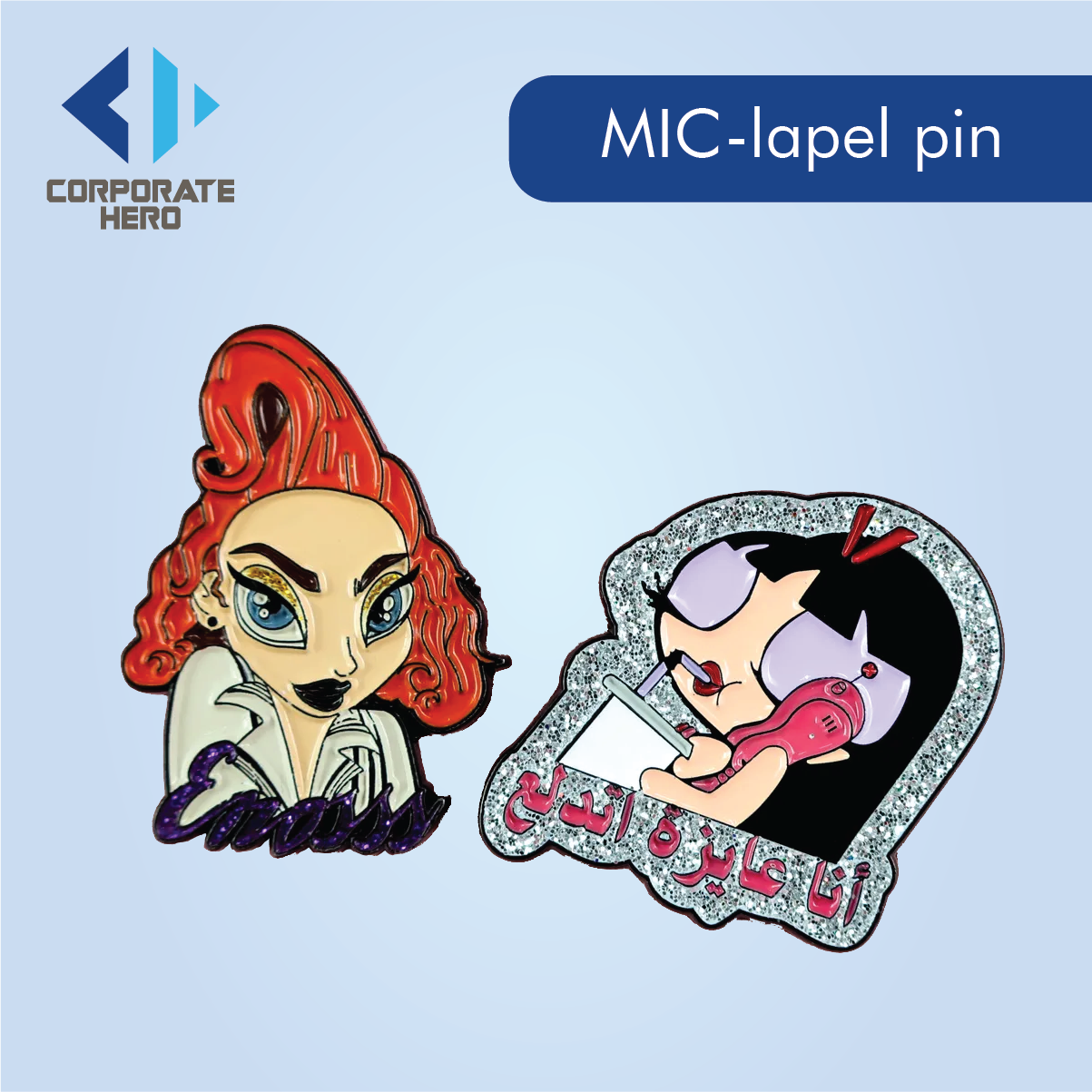 Commemorative metal Eco Friendly Lapel Pin