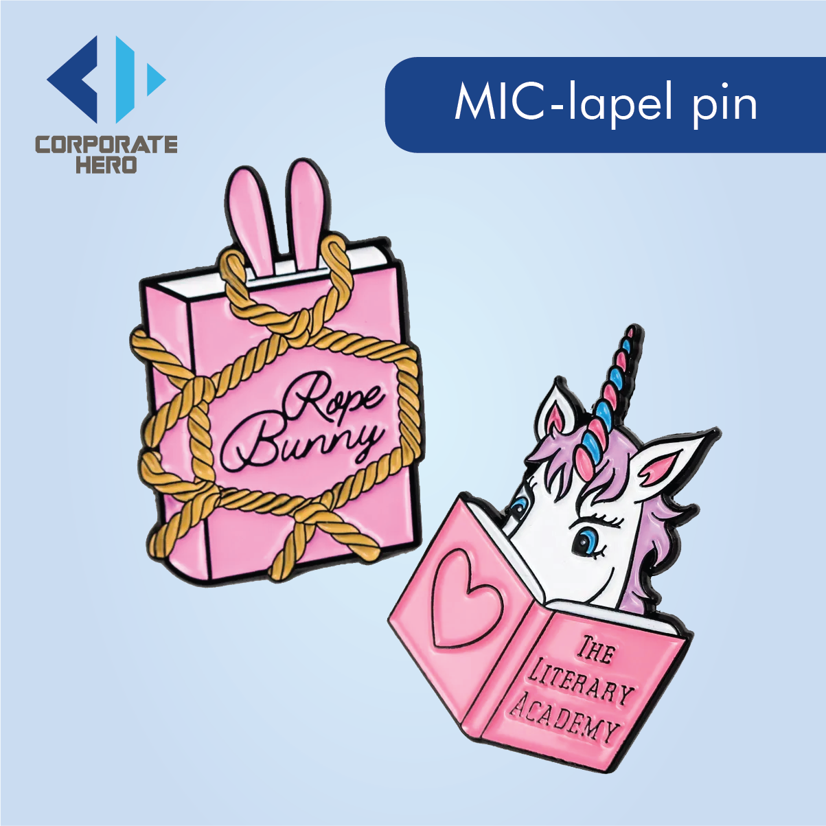 Animal Black Nickel Plated Engraved Lapel Pin Custom Personalized