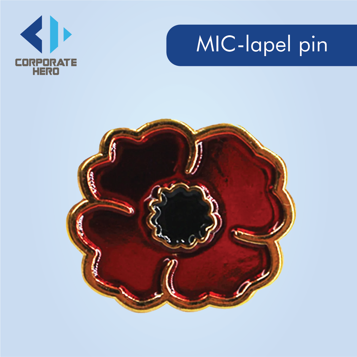 Flower Dye Gifts Lapel Pin Custom Personalized